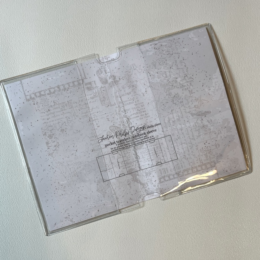 Lauren Phelps pocket travelers notebook sleeve